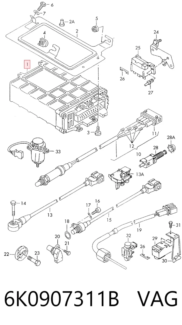 ECU 6K0907311B VAG