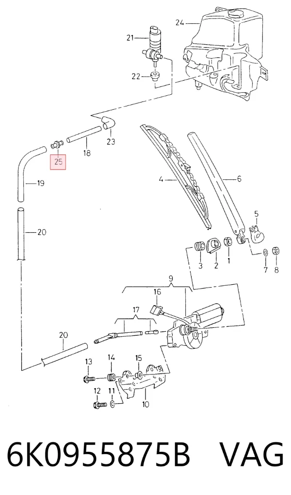  6K0955875B VAG