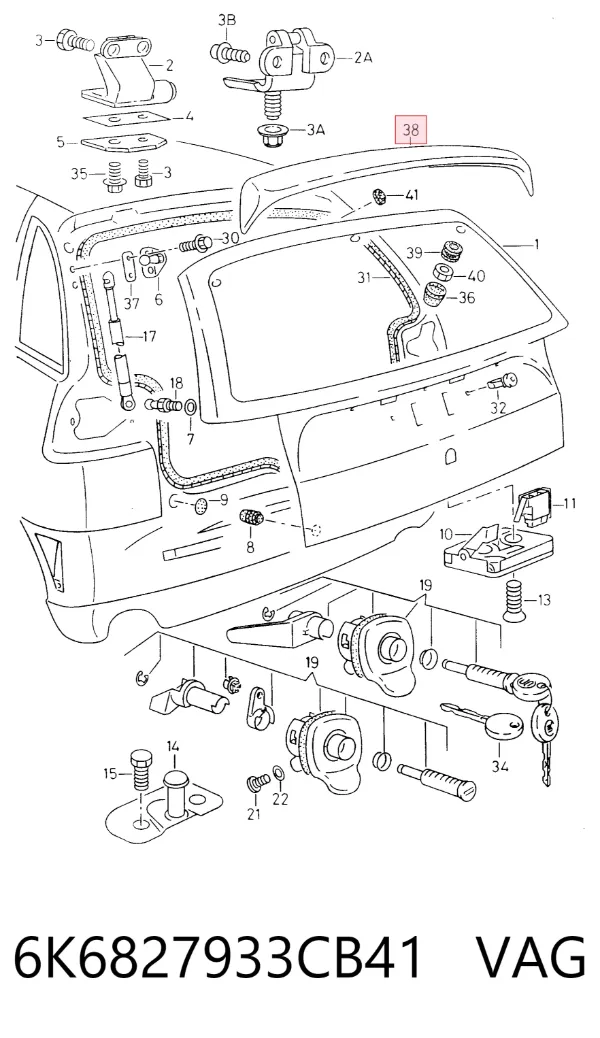  6K6827933CB41 VAG