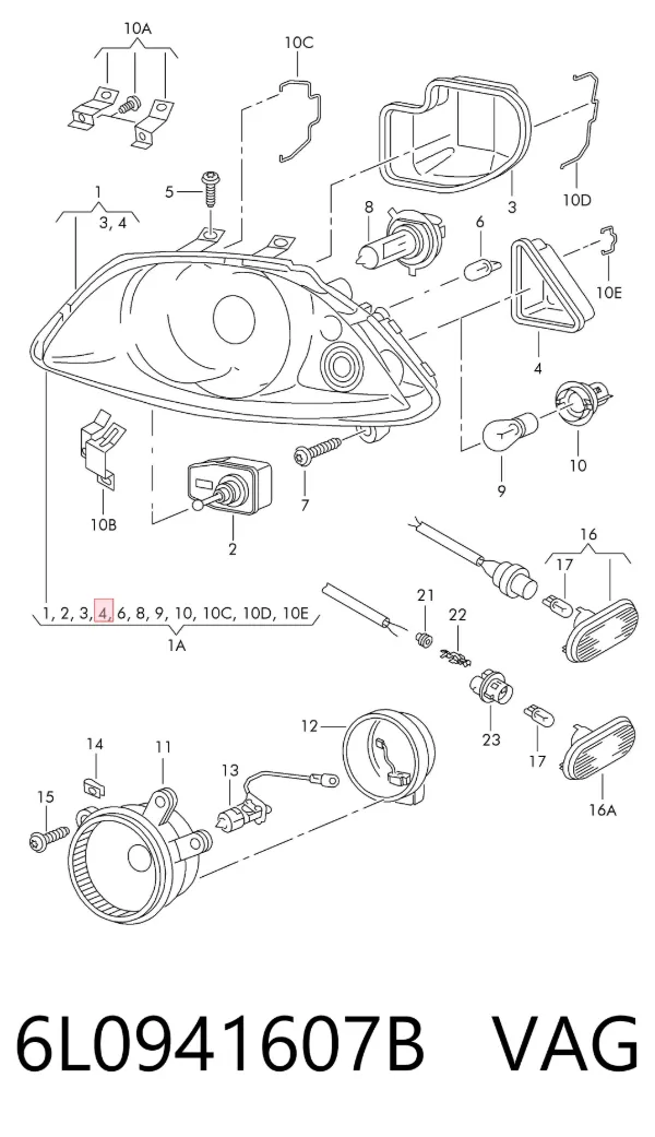  6L0941607B VAG