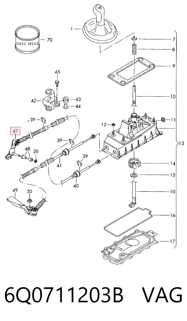 Pomo 6Q0711203B VAG