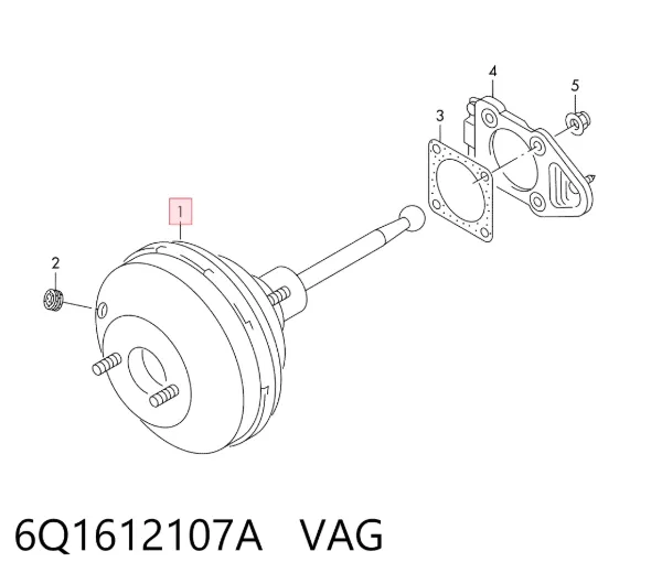 Servofreno 6Q1612107A VAG