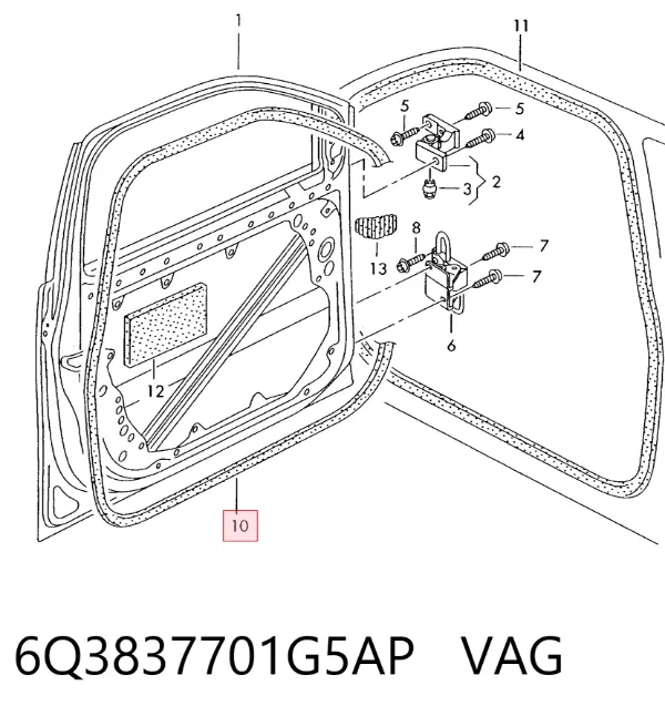  6Q3837701G5AP VAG