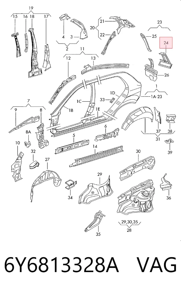  6Y6813328A VAG