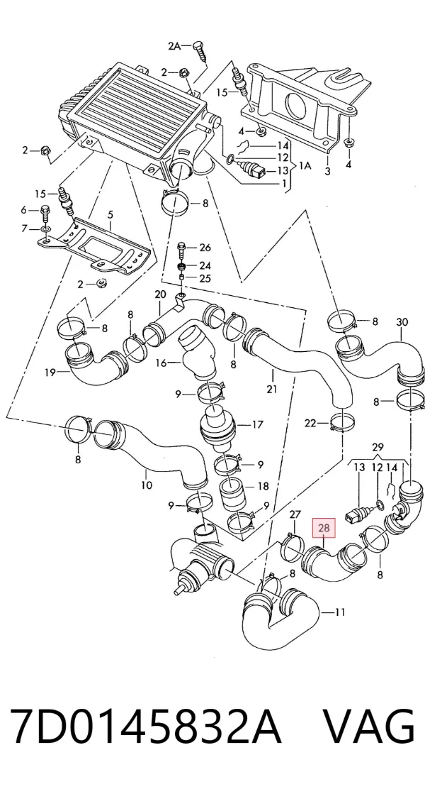  7D0145832A VAG