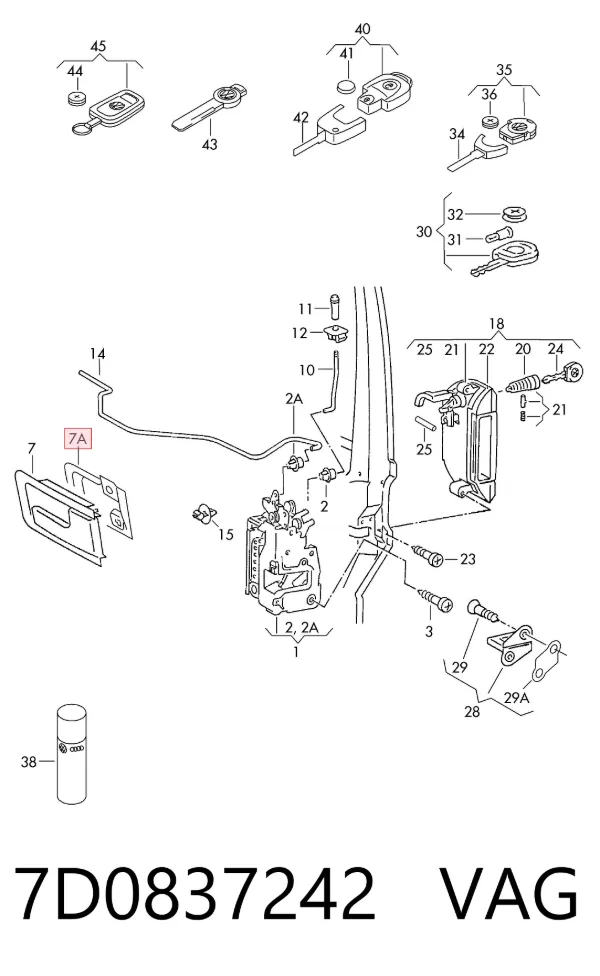  7D0837242 VAG