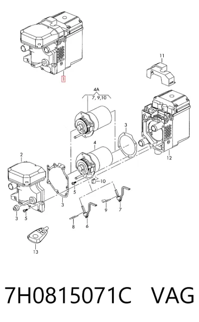 Calefactor autónomo VAG 7H0815071C