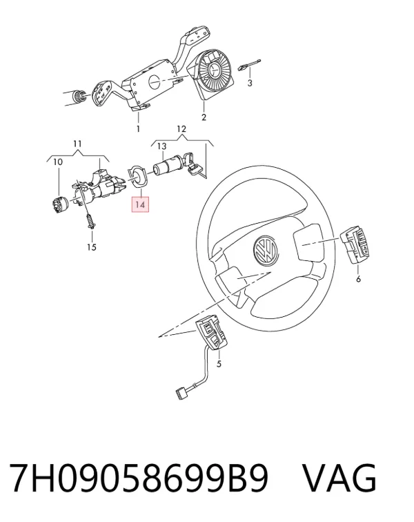  7H09058699B9 VAG