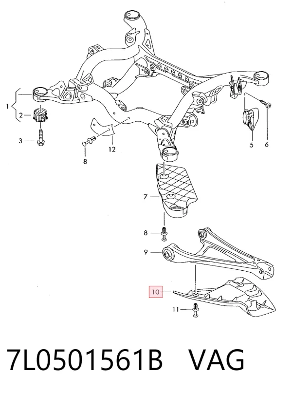  7L0501561B VAG