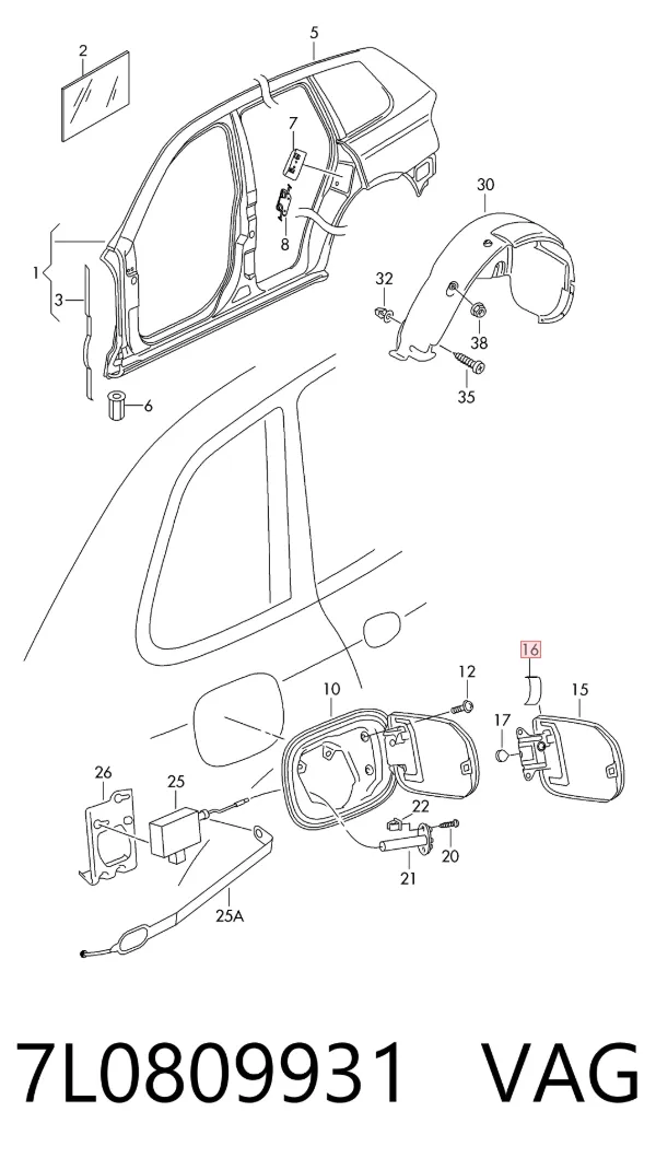  7L0809931 VAG