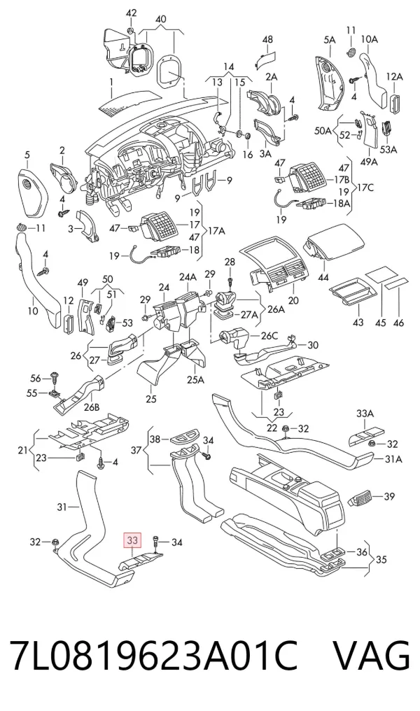  7L0819623A01C VAG