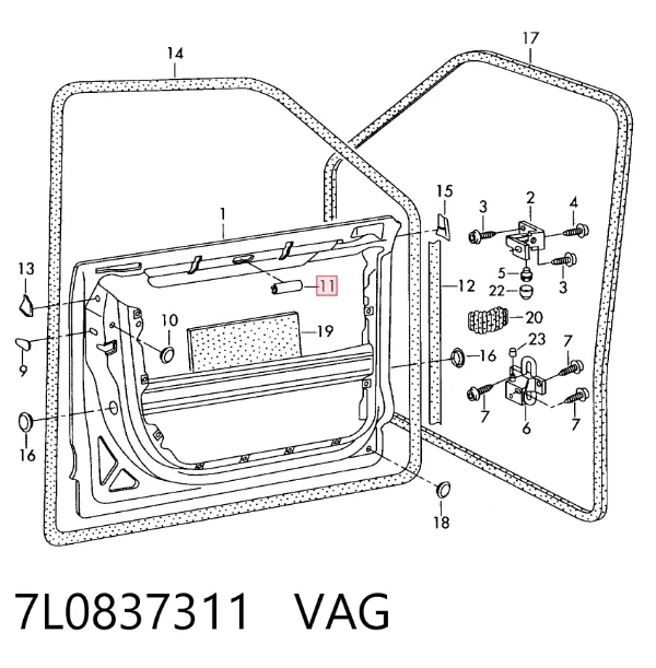  7L0837311 VAG