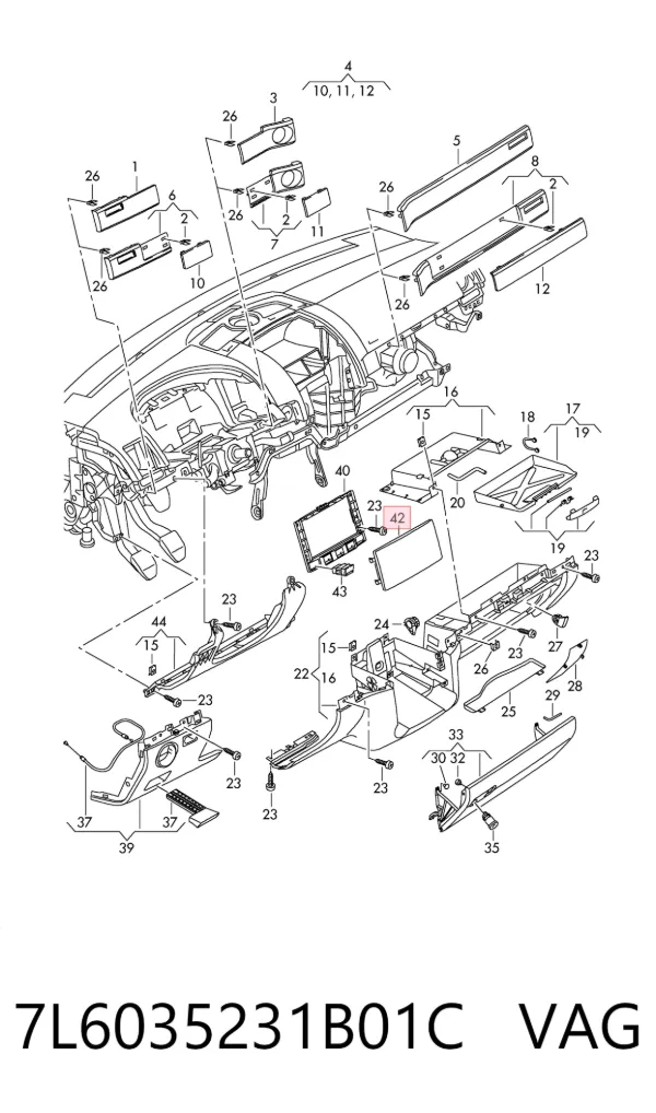  7L6035231B01C VAG