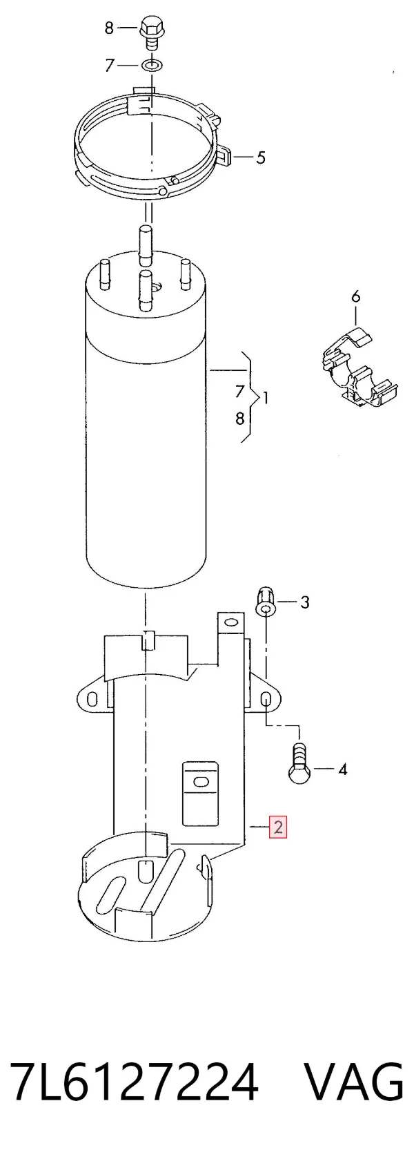  7L6127224 VAG