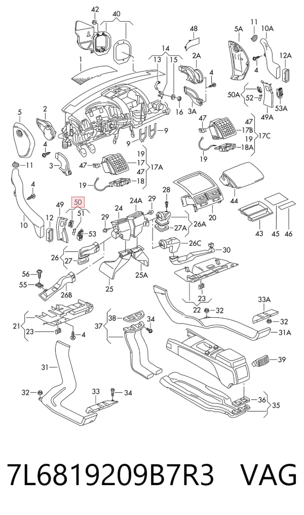  7L6819209B7R3 VAG