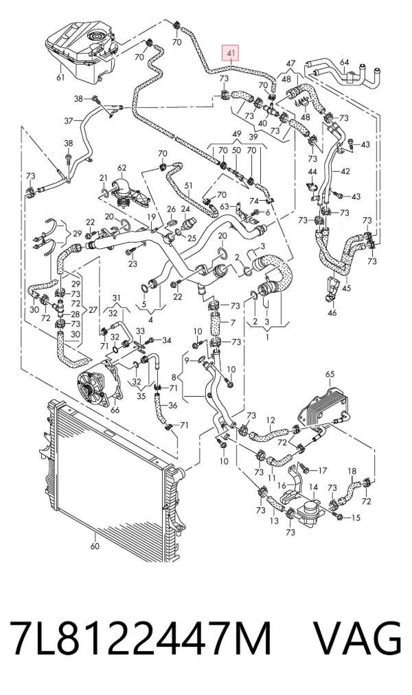  7L8122447M VAG