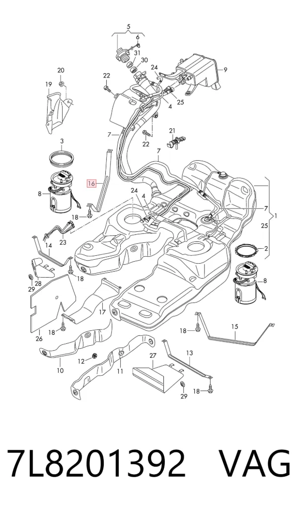  7L8201392 VAG