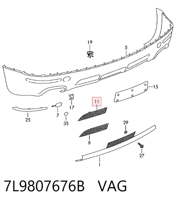  7L9807676B VAG