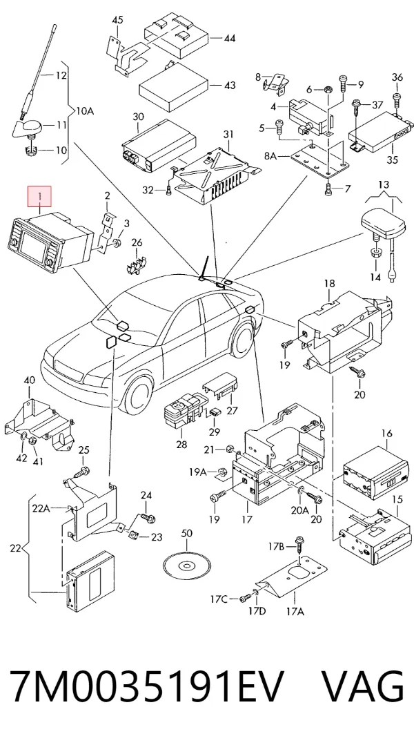 Radio Volkswagen Sharan I