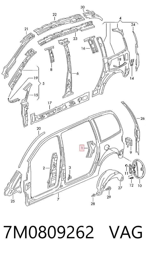  7M0809262 VAG