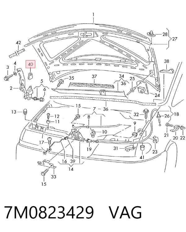  7M0823429 VAG