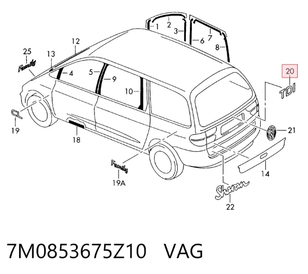  7M0853675Z10 VAG