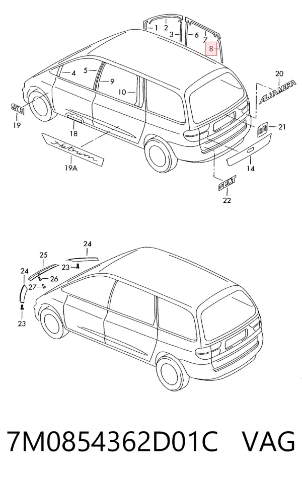  7M0854362D01C VAG