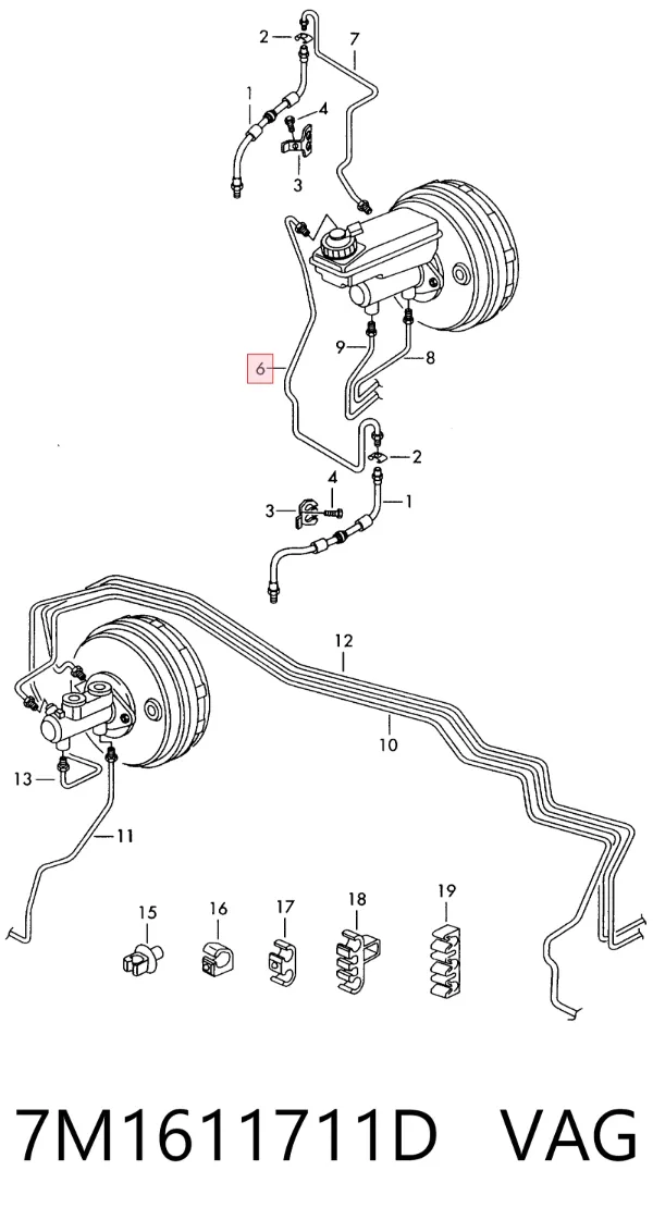  7M1611711D VAG