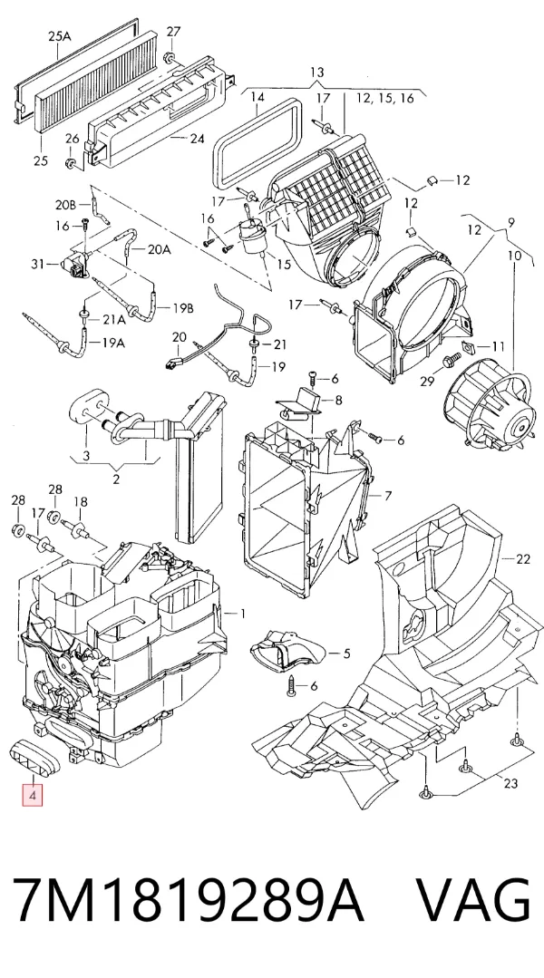  7M1819289A VAG