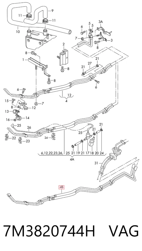  7M3820744H VAG