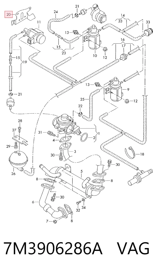  7M3906286A VAG