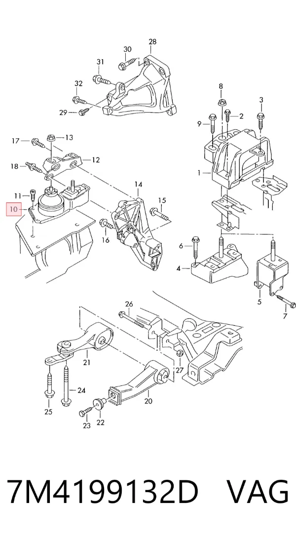  7M4199132D VAG