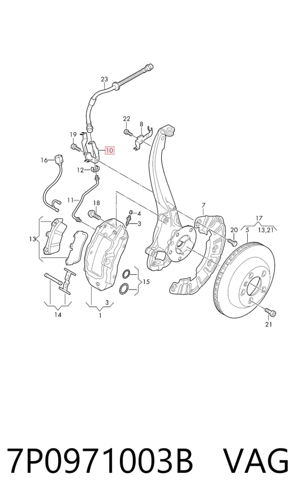  7P0971003B VAG