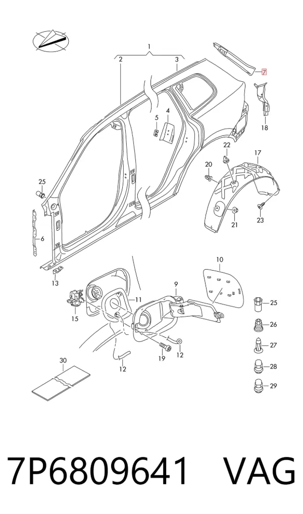  7P6809641 VAG