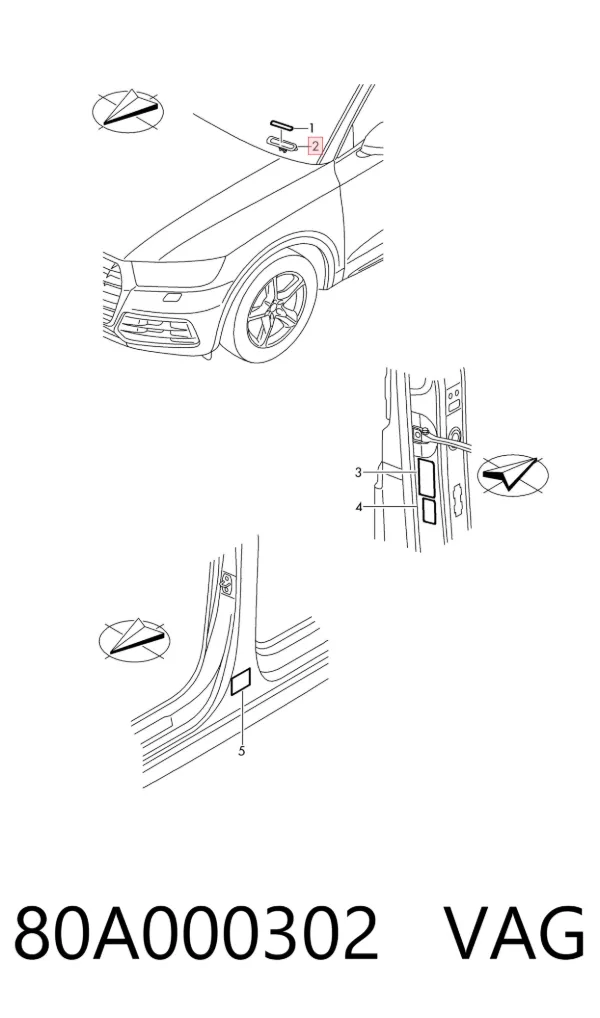  80A000302 VAG