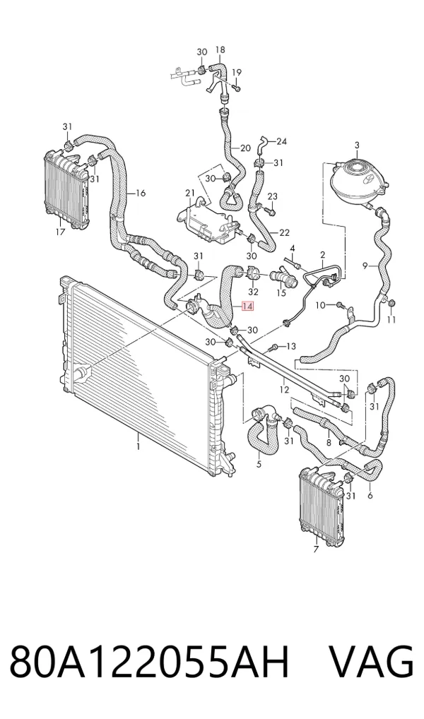  80A122055AH VAG