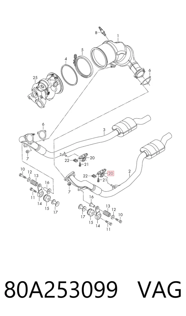  80A253099 VAG