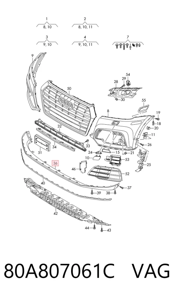  80A807061C VAG