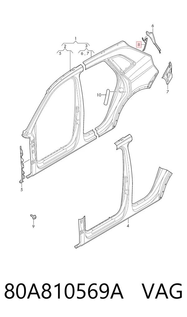  80A810569A VAG