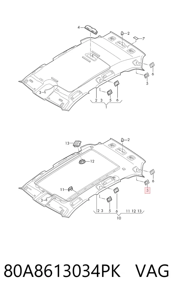  80A8613034PK VAG