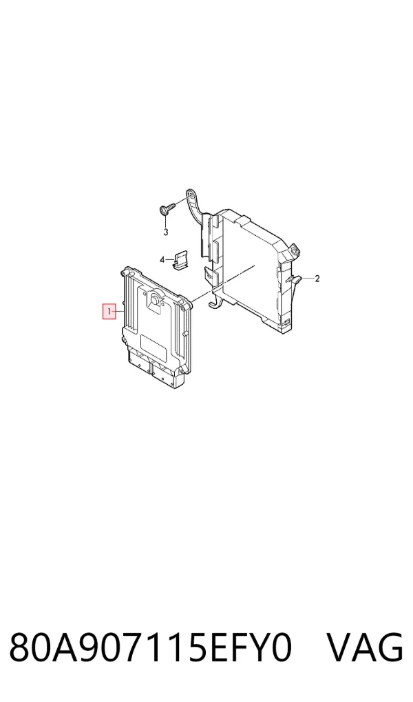 ECU 80A907115EFY0 VAG