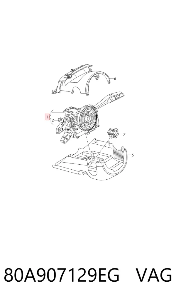  80A907129EG VAG