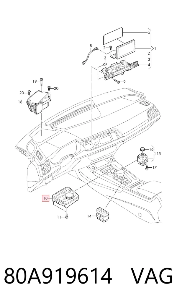  80A919614 VAG