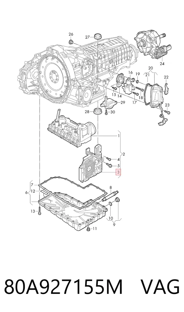  80A927155M VAG