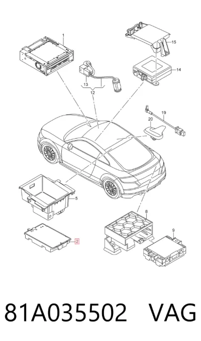 Cargador de batería VAG 81A035502