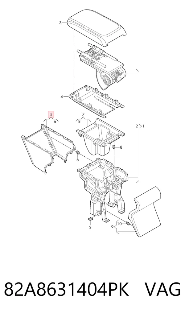  82A8631404PK VAG