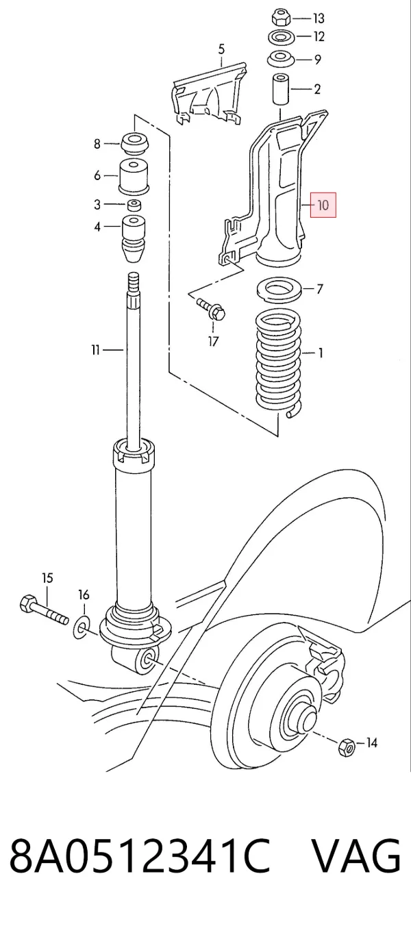  8A0512341C VAG