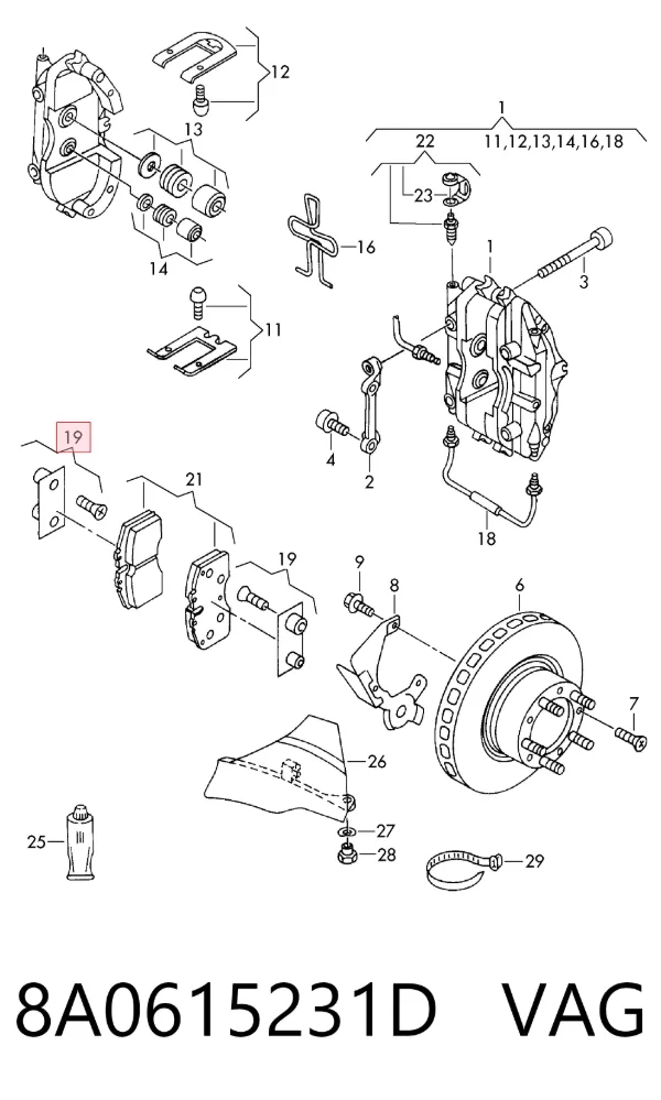  8A0615231D VAG