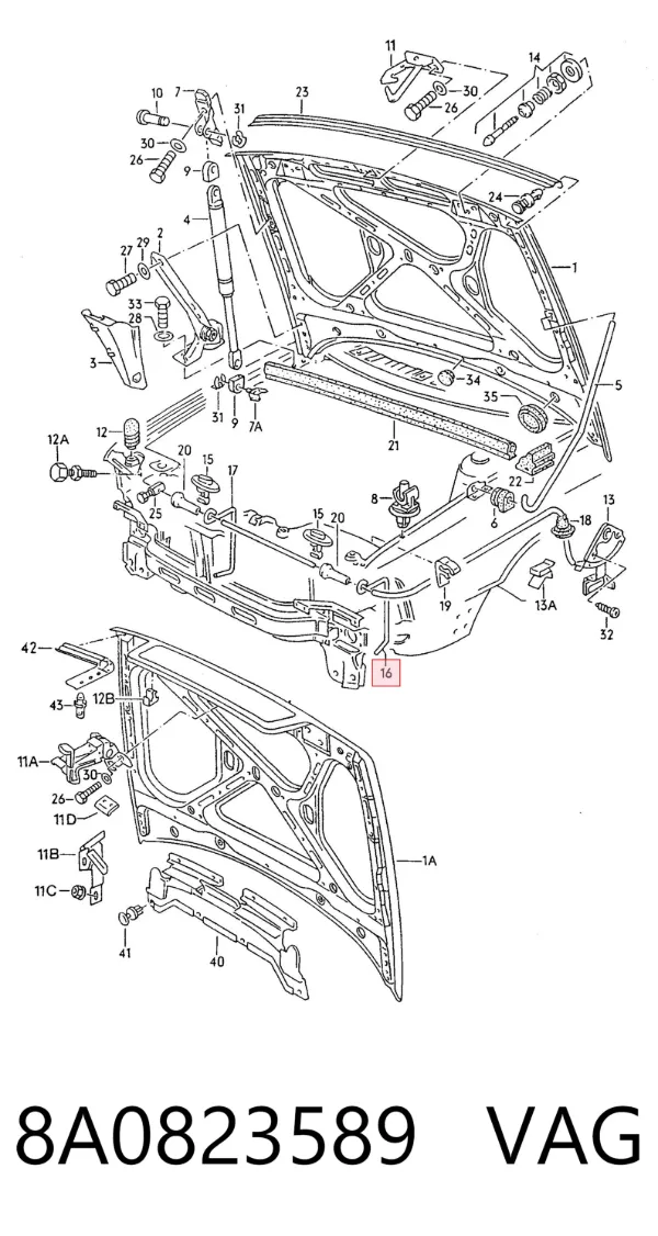  8A0823589 VAG
