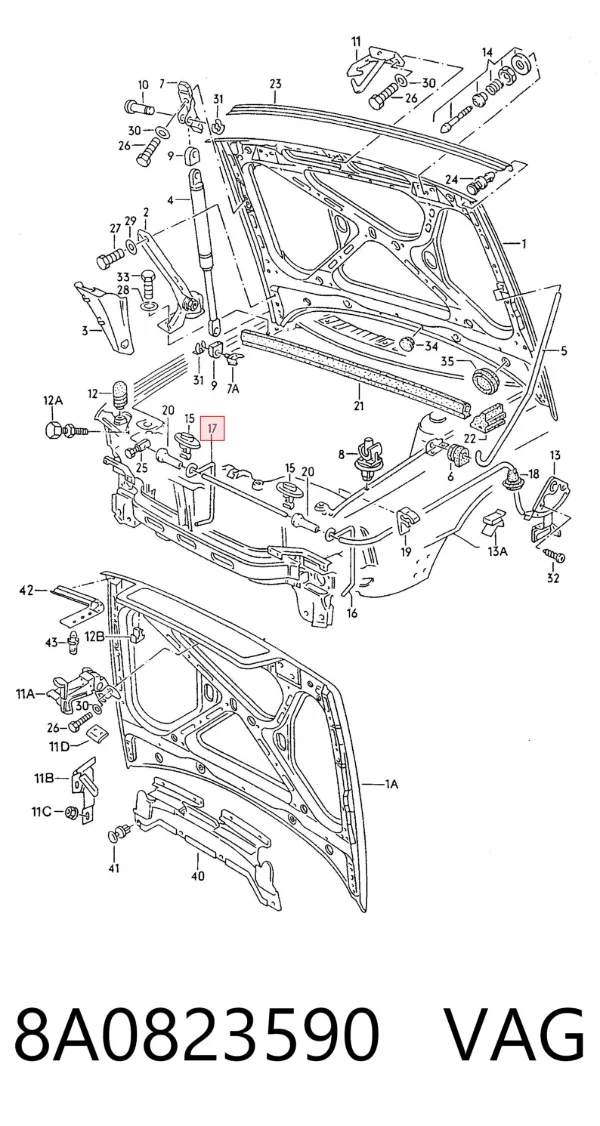  8A0823590 VAG
